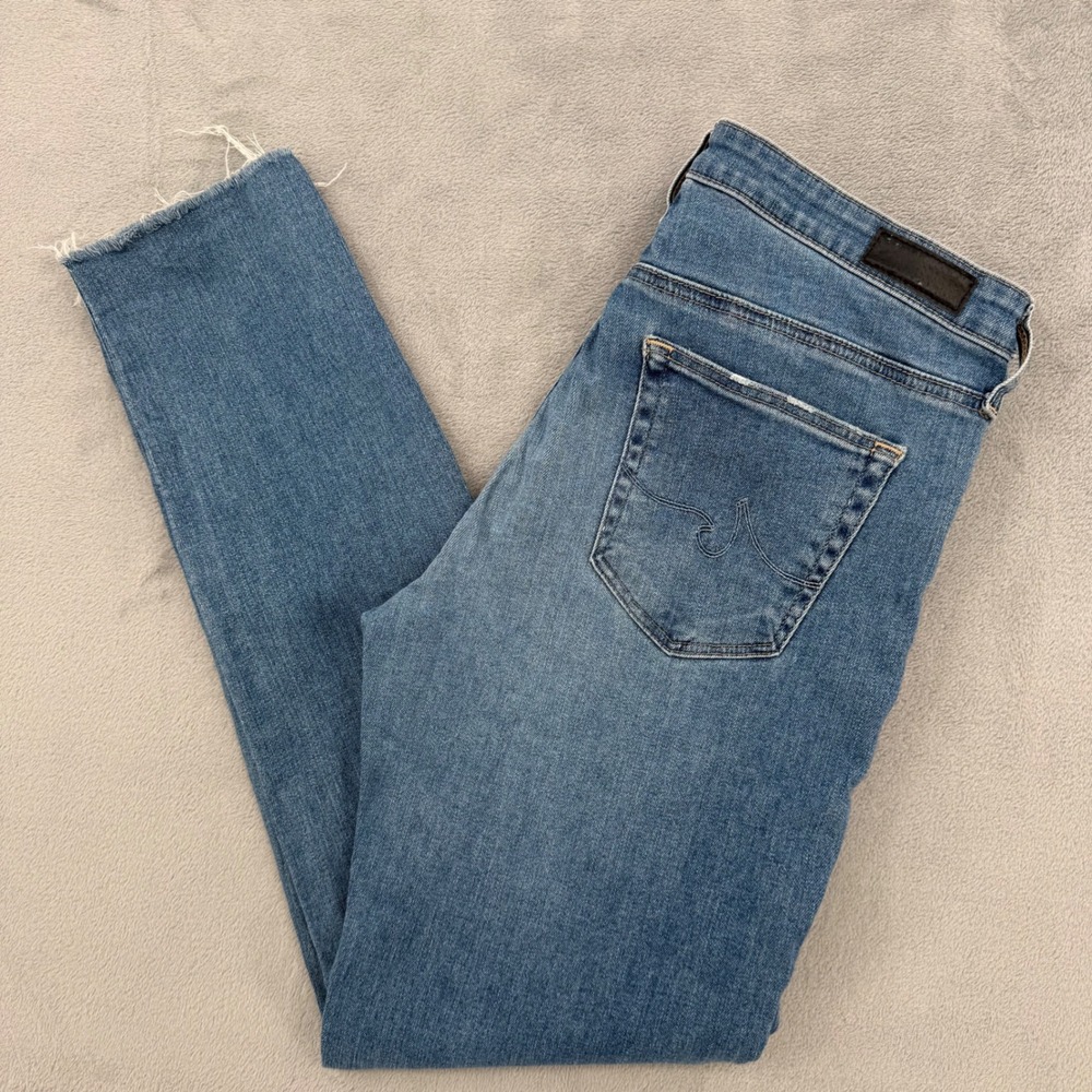 AG Adriano Goldschmied Jeans Womens 30R The Stevie Ankle Slim Straight Blue